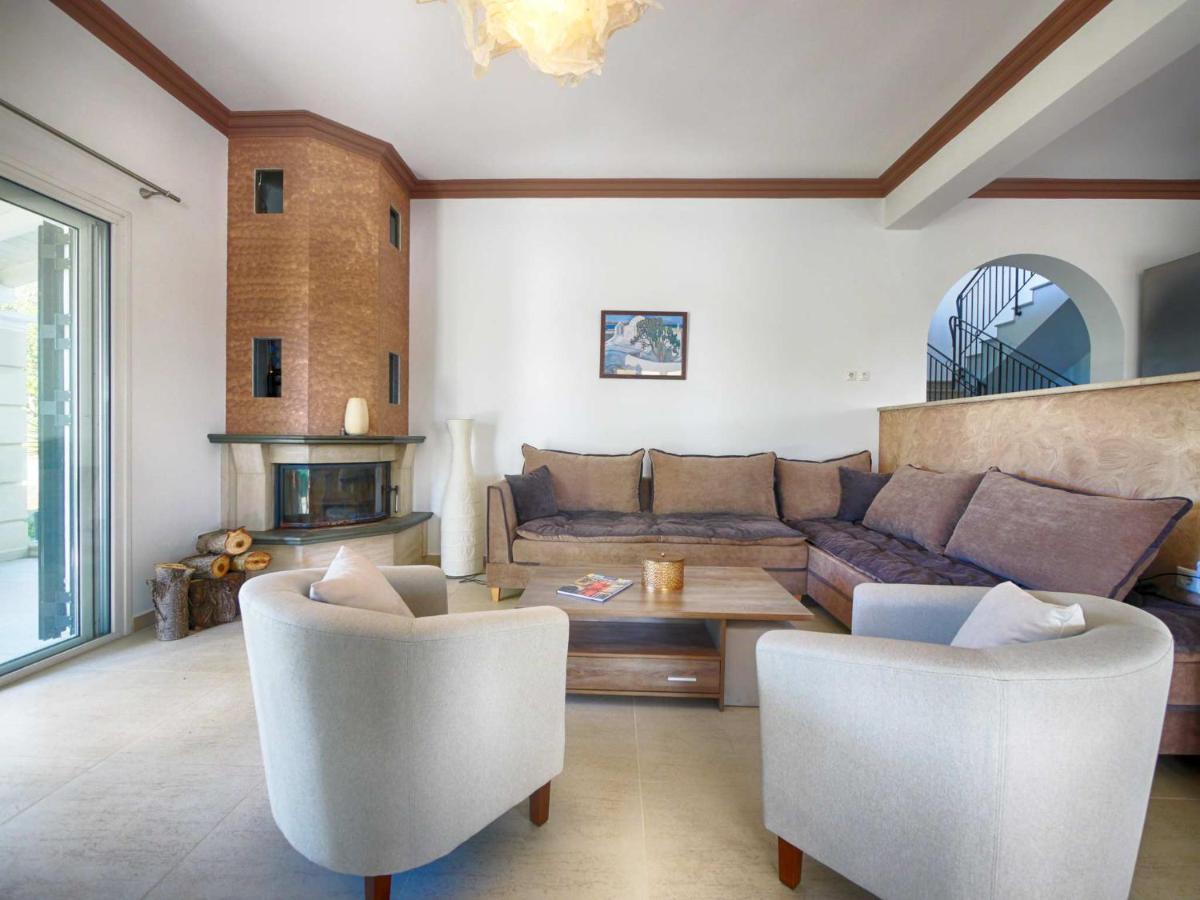 Villa Afionas - 3 Minutes From The Beach With Heated Eco-Pool And Sunset View Esterno foto