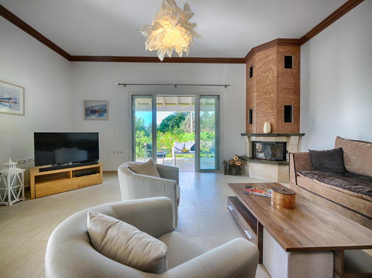 Villa Afionas - 3 Minutes From The Beach With Heated Eco-Pool And Sunset View Esterno foto