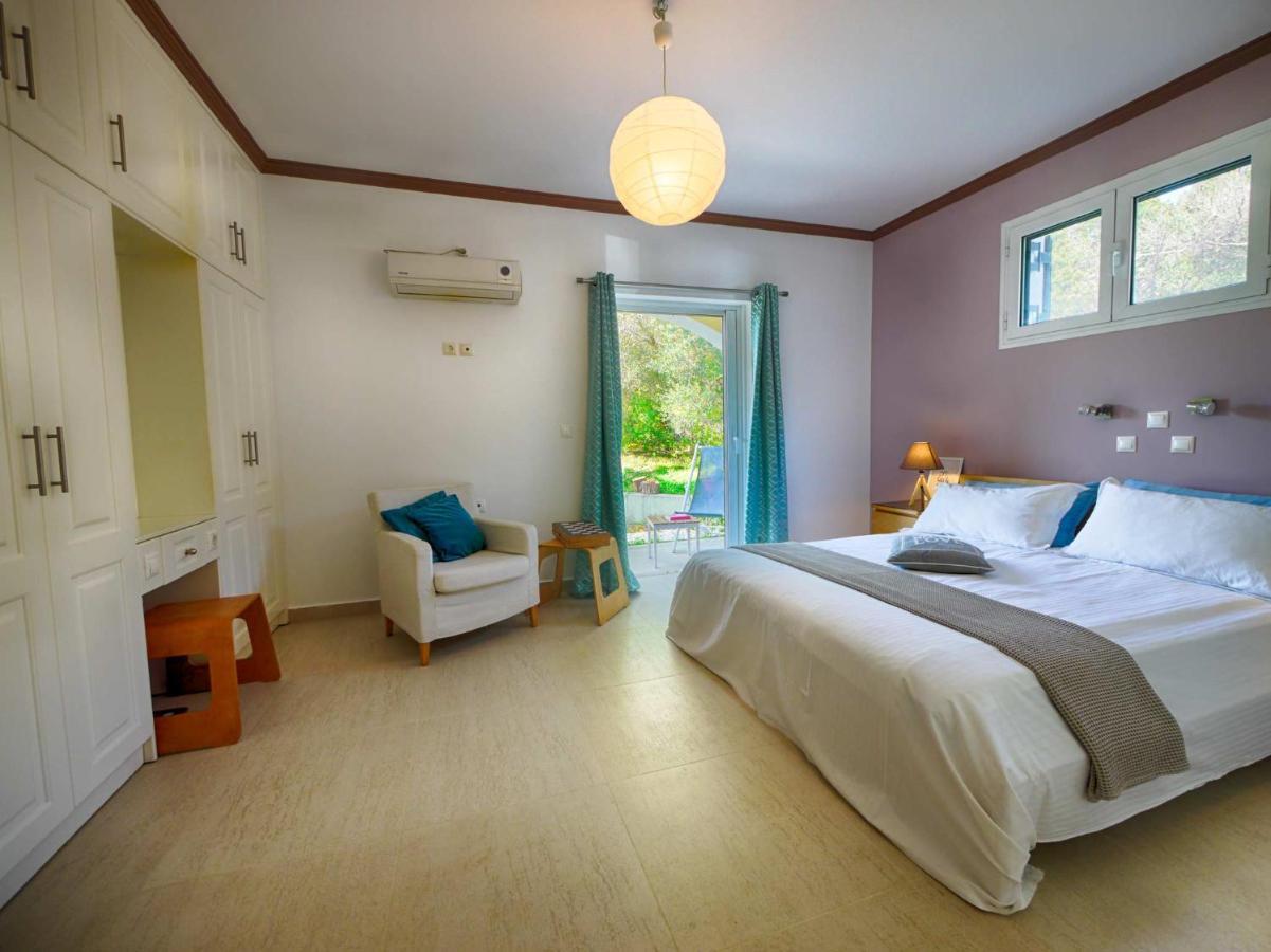 Villa Afionas - 3 Minutes From The Beach With Heated Eco-Pool And Sunset View Esterno foto